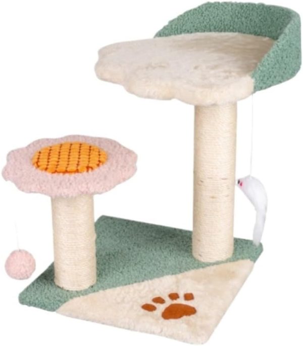 Durable Cat Tree Large Cat Tree For Indoor Cats Tall Tower With Sisal Scratching Posts And Pads Padded Plush Cozy Tower Climbing Frame