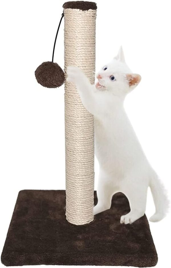 Large Cat Scratching Post Cat Tree Post Tree 42cm Brown