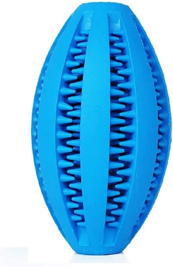 Rubber Balls for Dogs, Dog Chew Toys Balls Interactive Toys For Dog Tooth Cleaning Treat Rugby Ball,Pet Dog Toys Extra-tough Rubber Jump Toy Interactive Elasticity Ball Dog Chew Toys